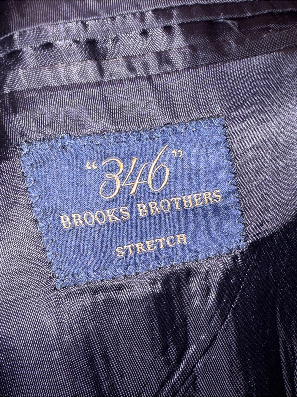 38 Regular Brooks Brothers Navy Blue blazer - Picture 2 of 4